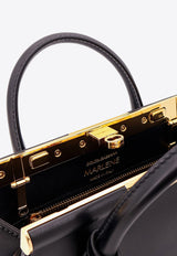 Dolce & Gabbana Mini Marlene Leather Top Handle Bag Black BB7744A3G19_80999_Black_29847857