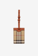 Burberry Checked Suitcase Tag Beige 8073976_A7026_Beige_29840077