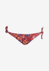 Isabel Marant Sukie Floral Print Bikini Bottoms Red SL000322P007W_11BH_Red_29841571