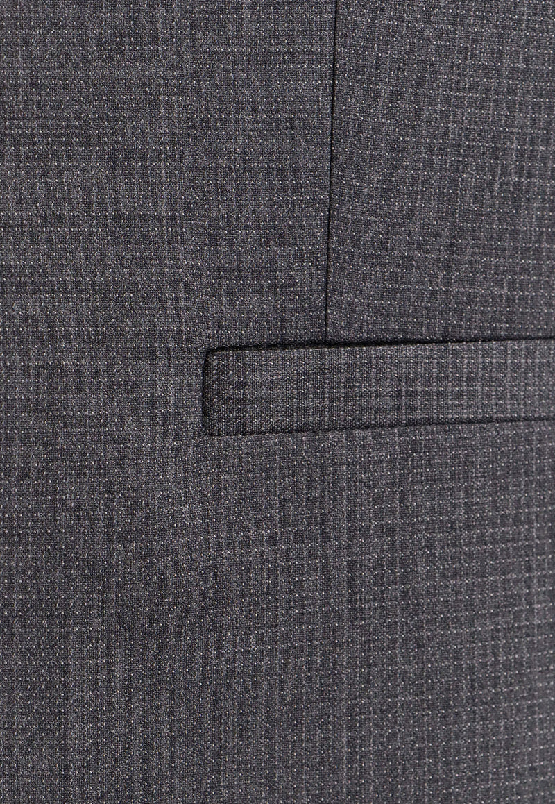 Givenchy Single-Breasted Wool Jacket Gray BM30EY154W_030_Grey_29838667