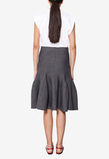 Alaïa Peplum Wool Skirt Gray AA9J22266M904_821_Grey_29838038
