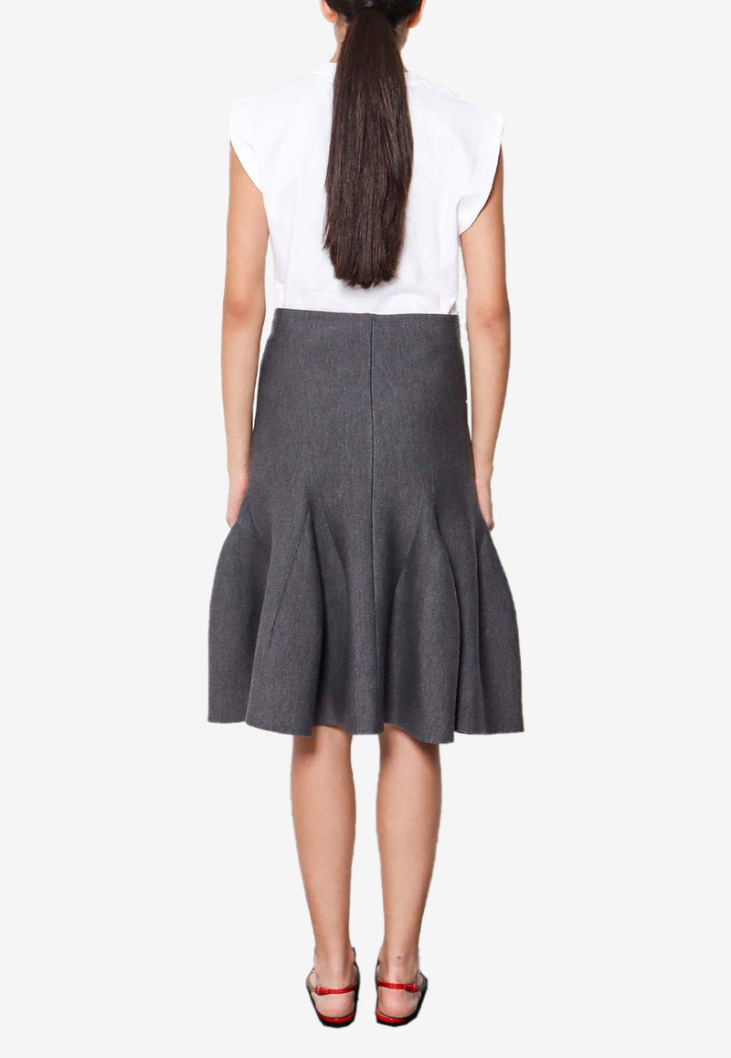 Alaïa Peplum Wool Skirt Gray AA9J22266M904_821_Grey_29838038
