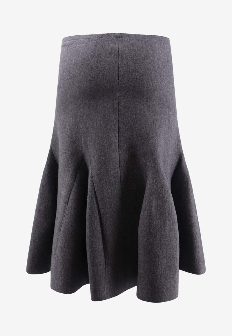 Alaïa Peplum Wool Skirt Gray AA9J22266M904_821_Grey_29838038