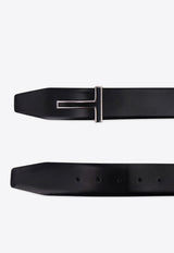 Tom Ford T Buckle Leather Belt Black TB247LCL052S1N001_Black_29839603