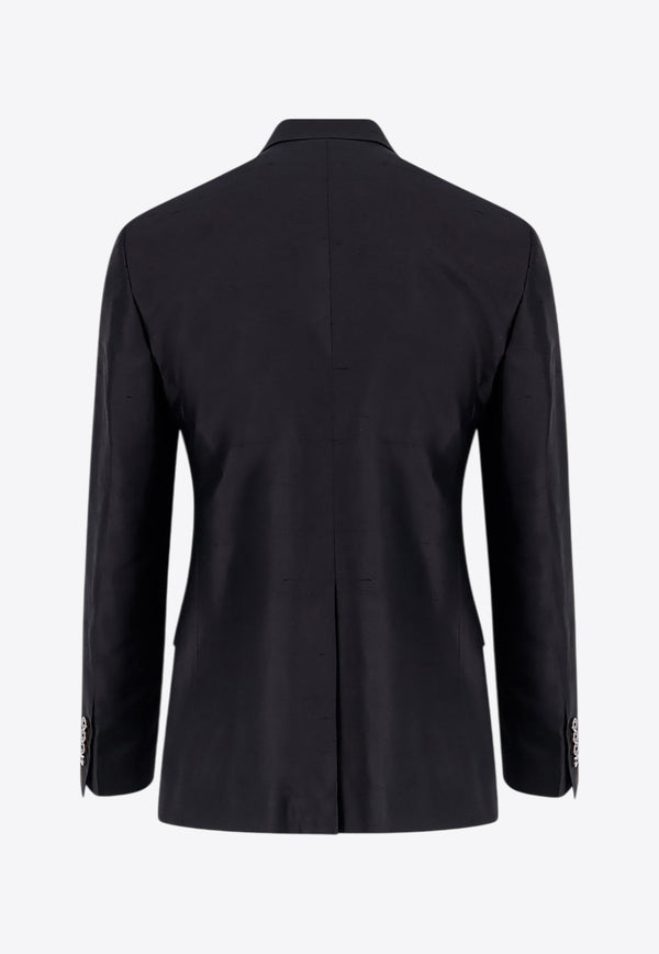 Dolce & Gabbana Single-Breasted Silk Suit Black GK036TFU1L5N0000_Black_29840844