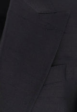 Dolce & Gabbana Single-Breasted Silk Suit Black GK036TFU1L5N0000_Black_29840844