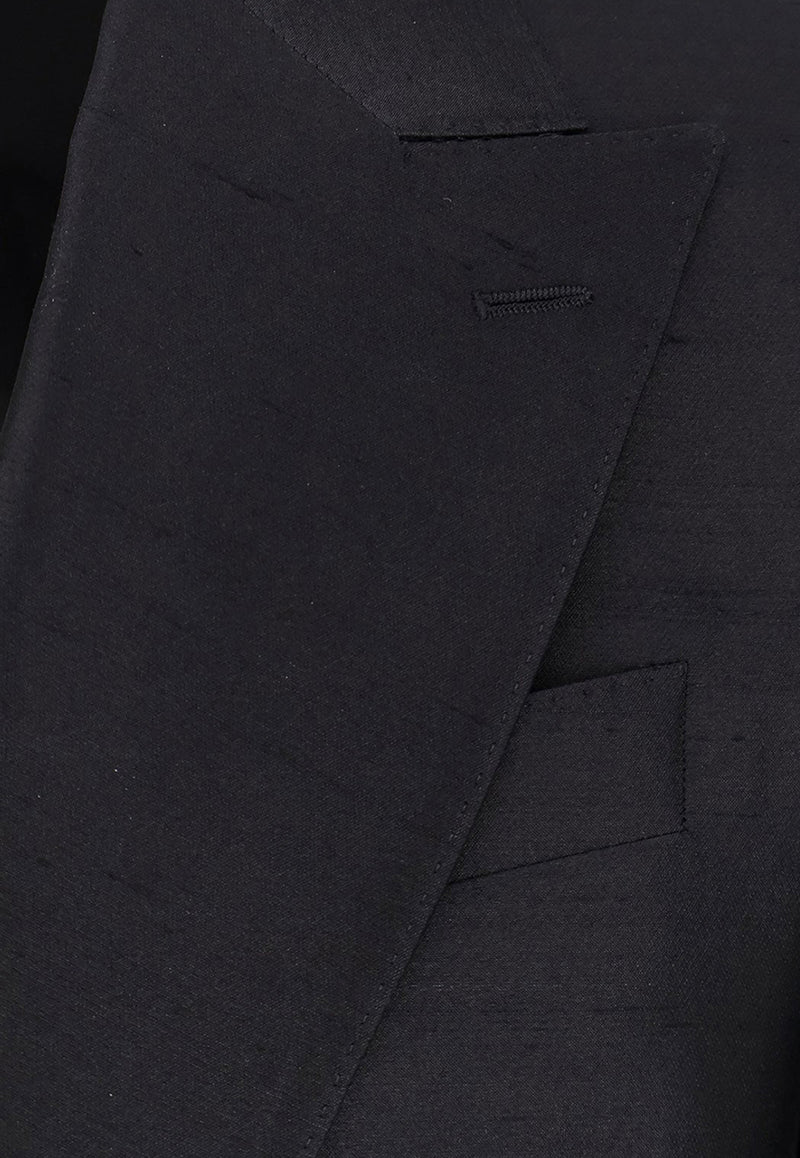 Dolce & Gabbana Single-Breasted Silk Suit Black GK036TFU1L5N0000_Black_29840844