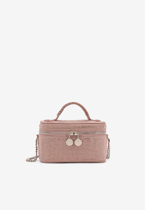 Stella McCartney Rhinestone-Embellished Top Handle Bag Pink 7P0070WP0496_5762_OneColor_29838855