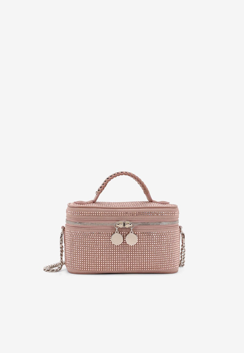 Stella McCartney Rhinestone-Embellished Top Handle Bag Pink 7P0070WP0496_5762_OneColor_29838855
