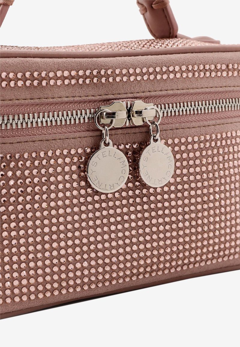 Stella McCartney Rhinestone-Embellished Top Handle Bag Pink 7P0070WP0496_5762_OneColor_29838855