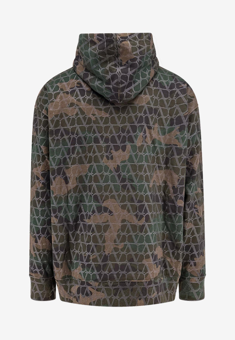 Valentino Toile Iconographe Camo Hooded Sweatshirt Green 5V3MF25EABA_ZCX_Green_29840294