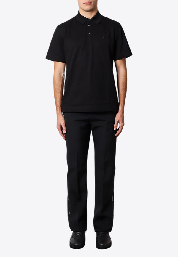 Givenchy Embroidered 4G Polo T-shirt Black BM71KR3YCD_001_Black_29839802