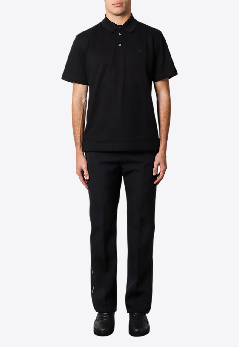 Givenchy Embroidered 4G Polo T-shirt Black BM71KR3YCD_001_Black_29839802
