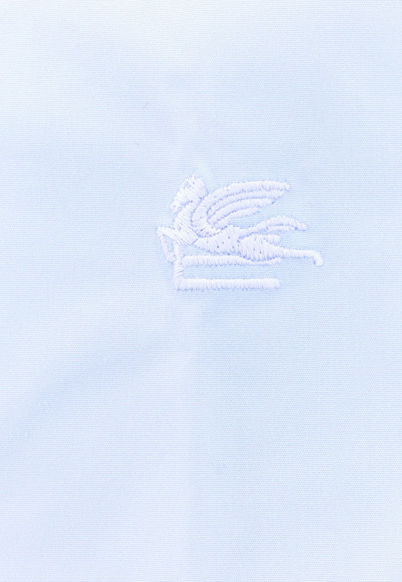 Etro Pegaso Embroidered Button-Up Shirt Light Blue MRIB0006AV202_B1581_Blue_29840946