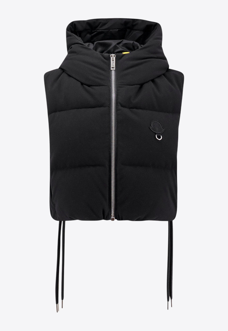Moncler X Willow Smith Alexi Cropped Padded Vest Black 09T1A00005M5063_999_Black_29838846