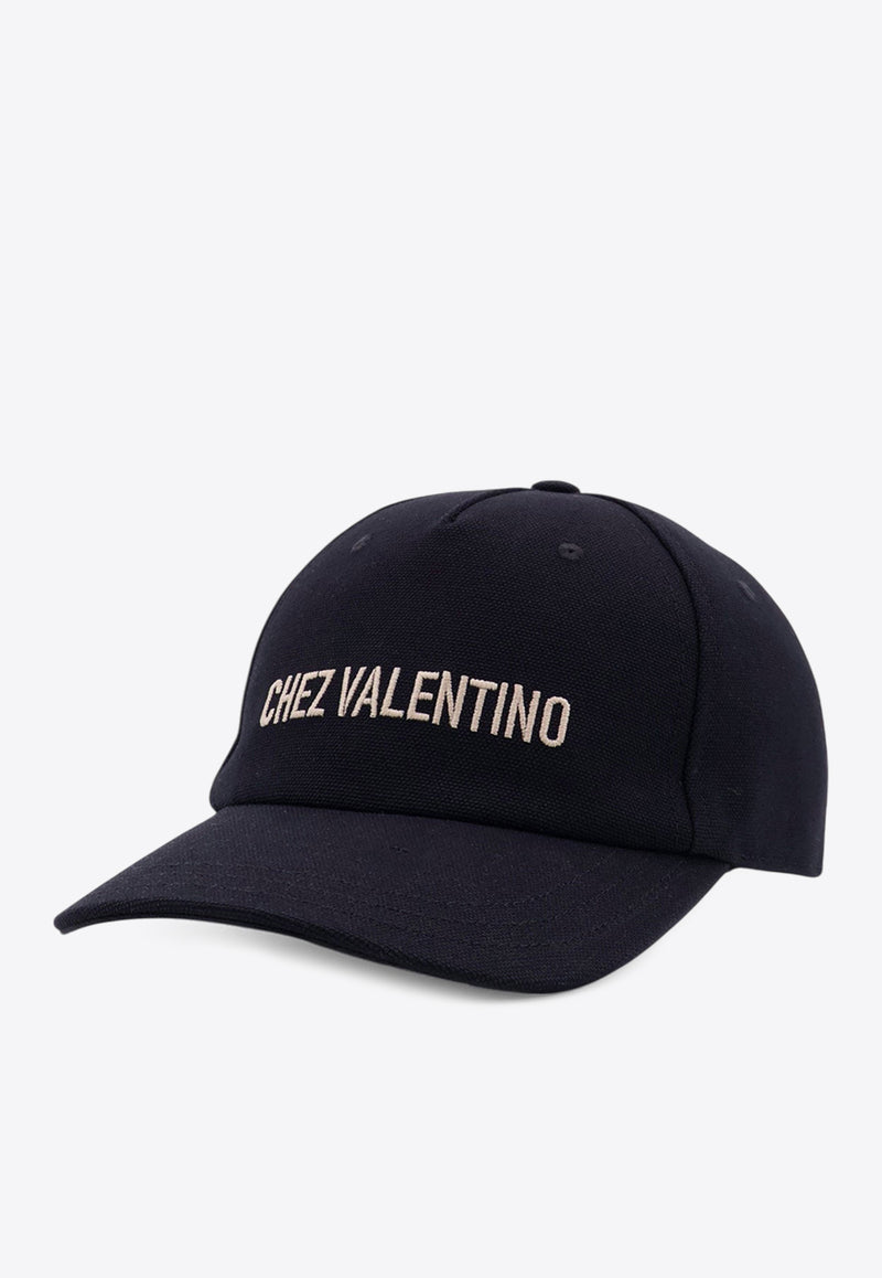Valentino Chez Logo Baseball Cap Black 7Y2HDA41FVH0NA_Black_29839127
