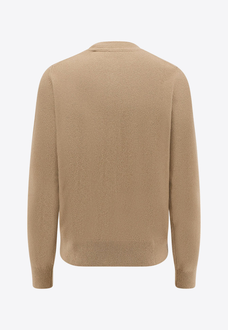 Burberry Clara Cashmere-Blend Cardigan Beige 8112121B8626_FLAX_29838715