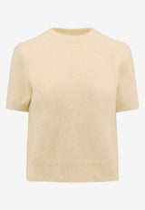 Maison Margiela Cropped Knit Top Yellow S29HL0003S18269_150_Yellow_29840323