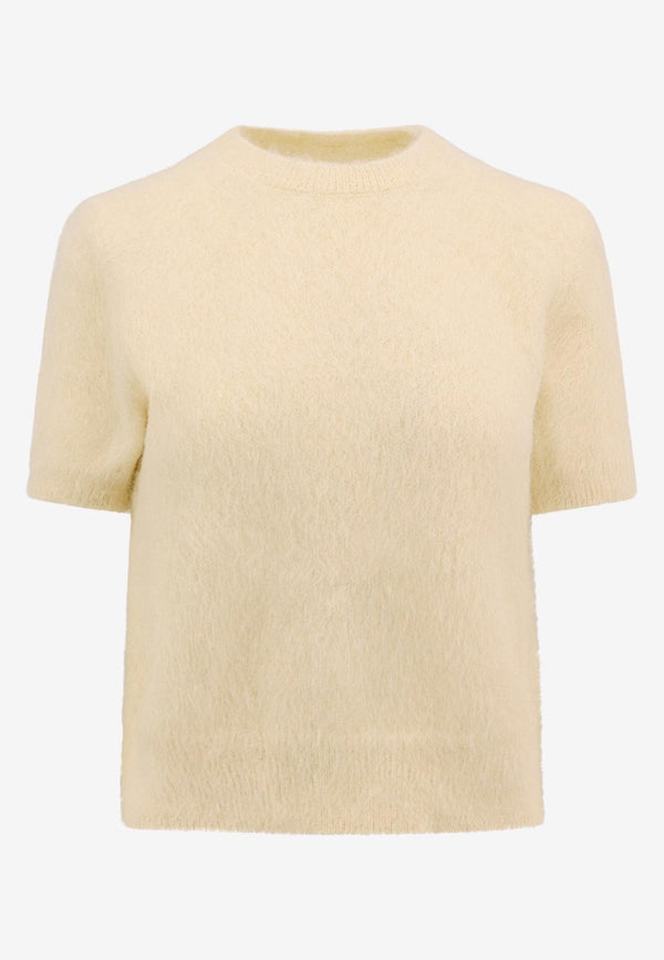 Maison Margiela Cropped Knit Top Yellow S29HL0003S18269_150_Yellow_29840323