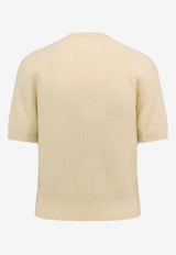 Maison Margiela Cropped Knit Top Yellow S29HL0003S18269_150_Yellow_29840323