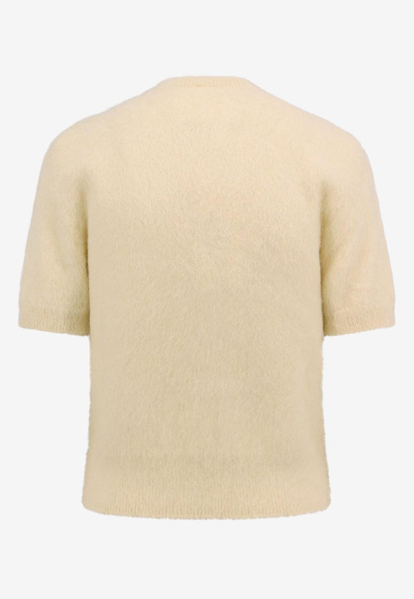 Maison Margiela Cropped Knit Top Yellow S29HL0003S18269_150_Yellow_29840323