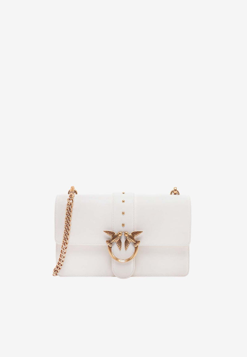 PINKO Love One Classic Shoulder Bag White 100053A0F1_Z14Q_White_29838786