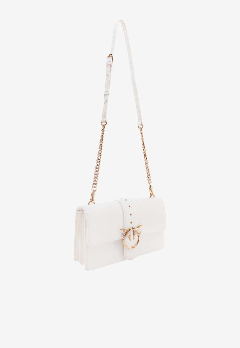 PINKO Love One Classic Shoulder Bag White 100053A0F1_Z14Q_White_29838786