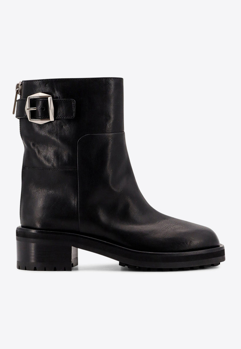 Jimmy Choo Brooklyn 50 Leather Ankle Boots Black BROOKLYNAB50WLZ_BLACK_OneColor_29839596