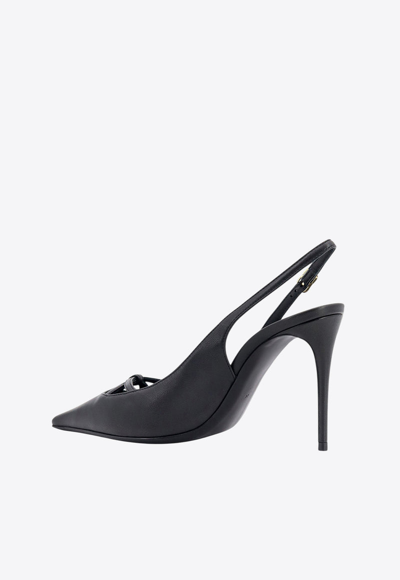 Dolce & Gabbana Mun 90 Leather Slingback Pumps Black CG0823A1953_80999_Black_29838991