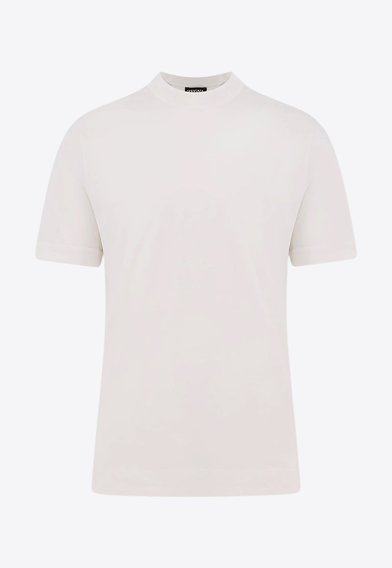 ZEGNA Basic Crewneck T-shirt White UB386A5B718_213_White_29839407