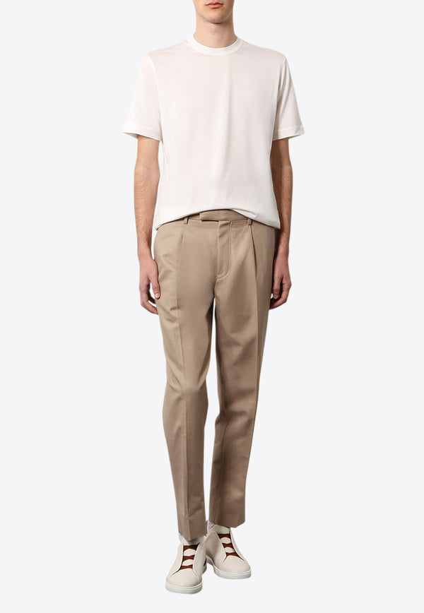 ZEGNA Basic Crewneck T-shirt White UB386A5B718_213_White_29839407