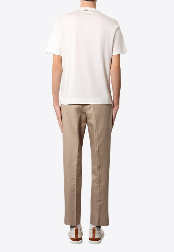 ZEGNA Basic Crewneck T-shirt White UB386A5B718_213_White_29839407