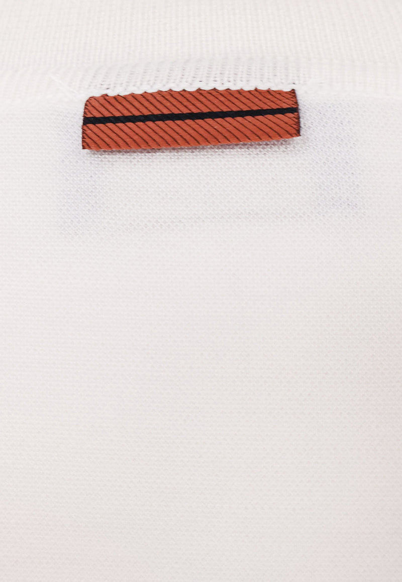 ZEGNA Basic Crewneck T-shirt White UB386A5B718_213_White_29839407