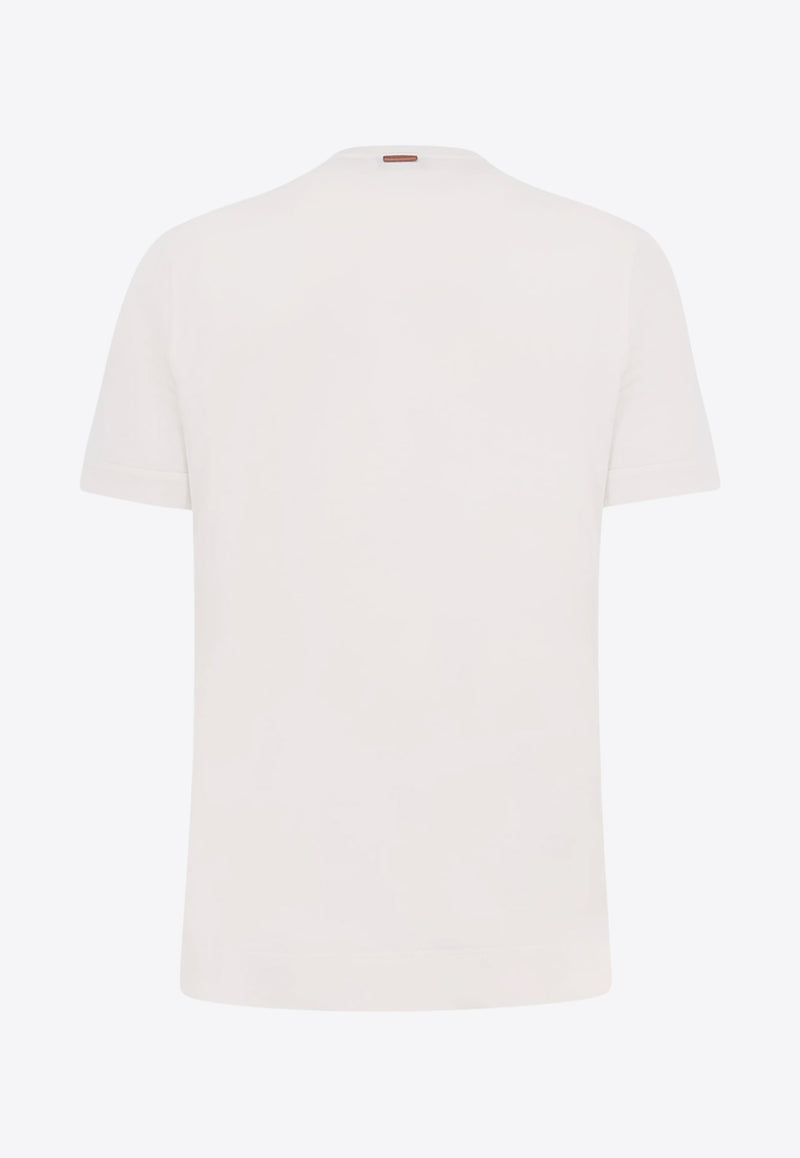 ZEGNA Basic Crewneck T-shirt White UB386A5B718_213_White_29839407