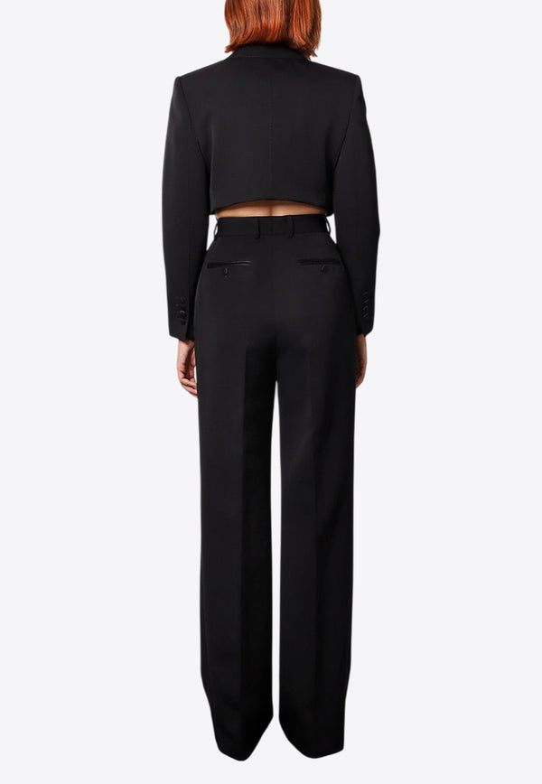 Dolce & Gabbana Cropped Tuxedo Blazer Black F2919TFU21E_N0000_Black_29841551