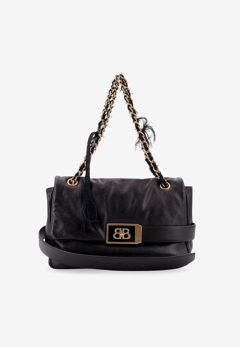 Balenciaga Medium Modu Flap Shoulder Bag Black 8117812ABIW_1060_Black_29838735