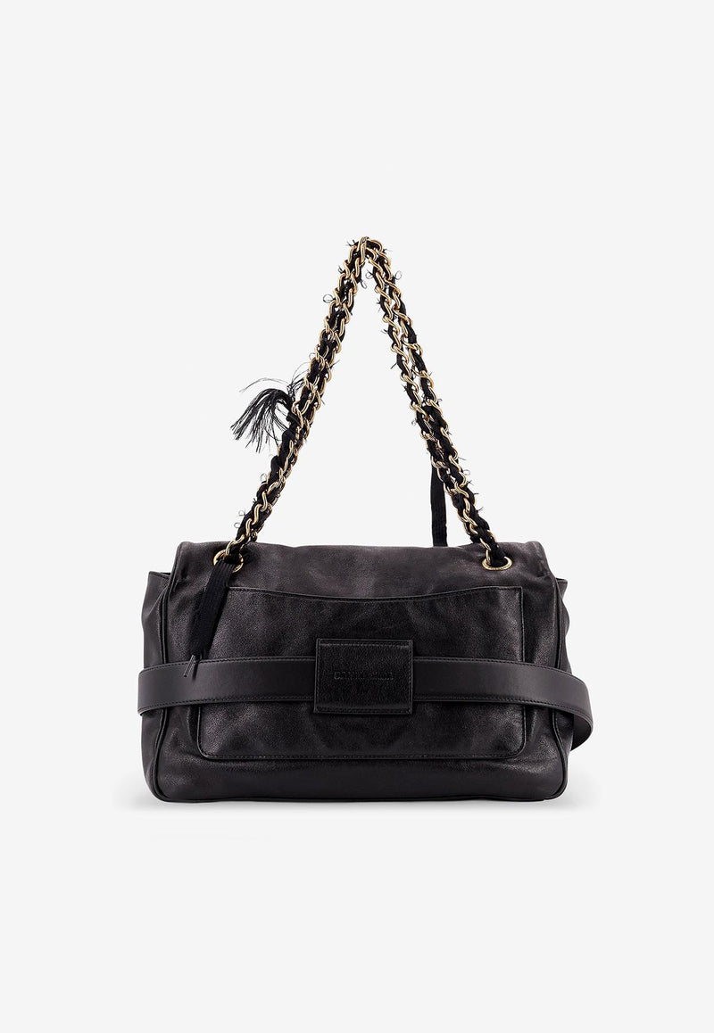 Balenciaga Medium Modu Flap Shoulder Bag Black 8117812ABIW_1060_Black_29838735