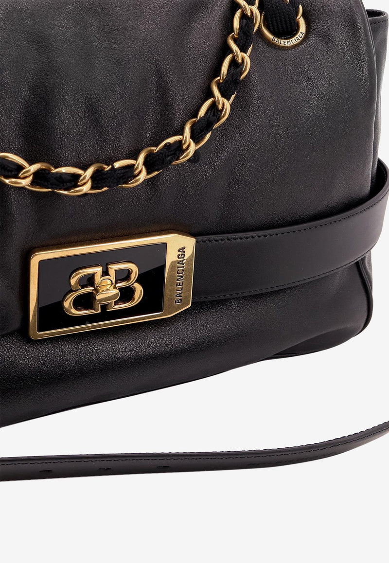 Balenciaga Medium Modu Flap Shoulder Bag Black 8117812ABIW_1060_Black_29838735