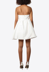 Self-Portrait Maxi Bow Strapless Mini Dress White RS25128SW_WHITE_White_29839349
