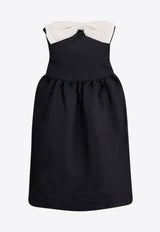 Self-Portrait Maxi Bow Strapless Mini Dress Black RS25049MBB_BLACK_Black_29840063