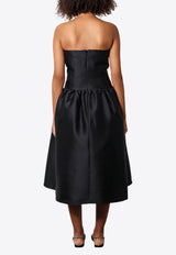 Self-Portrait Maxi Bow Strapless Mini Dress Black RS25049MBB_BLACK_Black_29840063