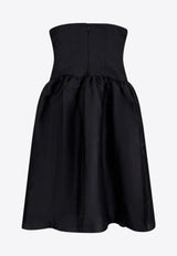 Self-Portrait Maxi Bow Strapless Mini Dress Black RS25049MBB_BLACK_Black_29840063