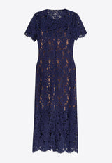 Self-Portrait Lace Midi Dress Blue PF25020MBLBLUE_Blue_29845184