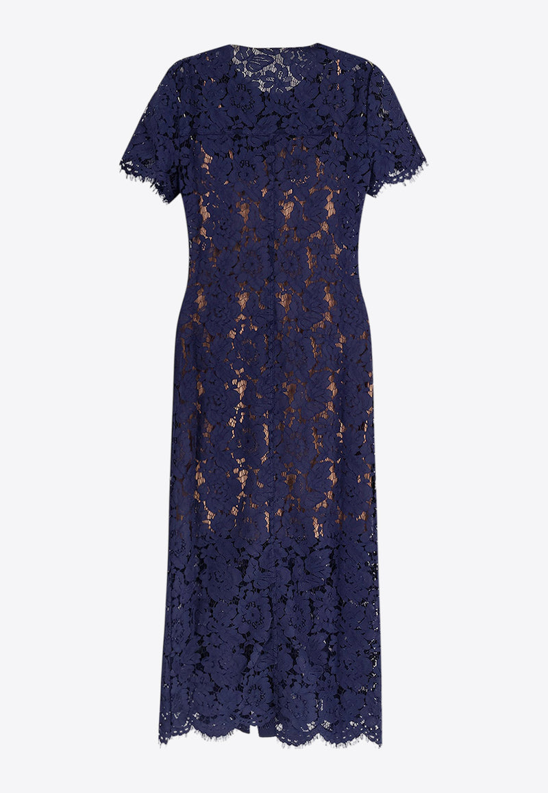 Self-Portrait Lace Midi Dress Blue PF25020MBLBLUE_Blue_29845184