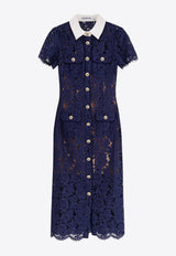 Self-Portrait Lace Midi Dress Blue PF25020MBLBLUE_Blue_29845184