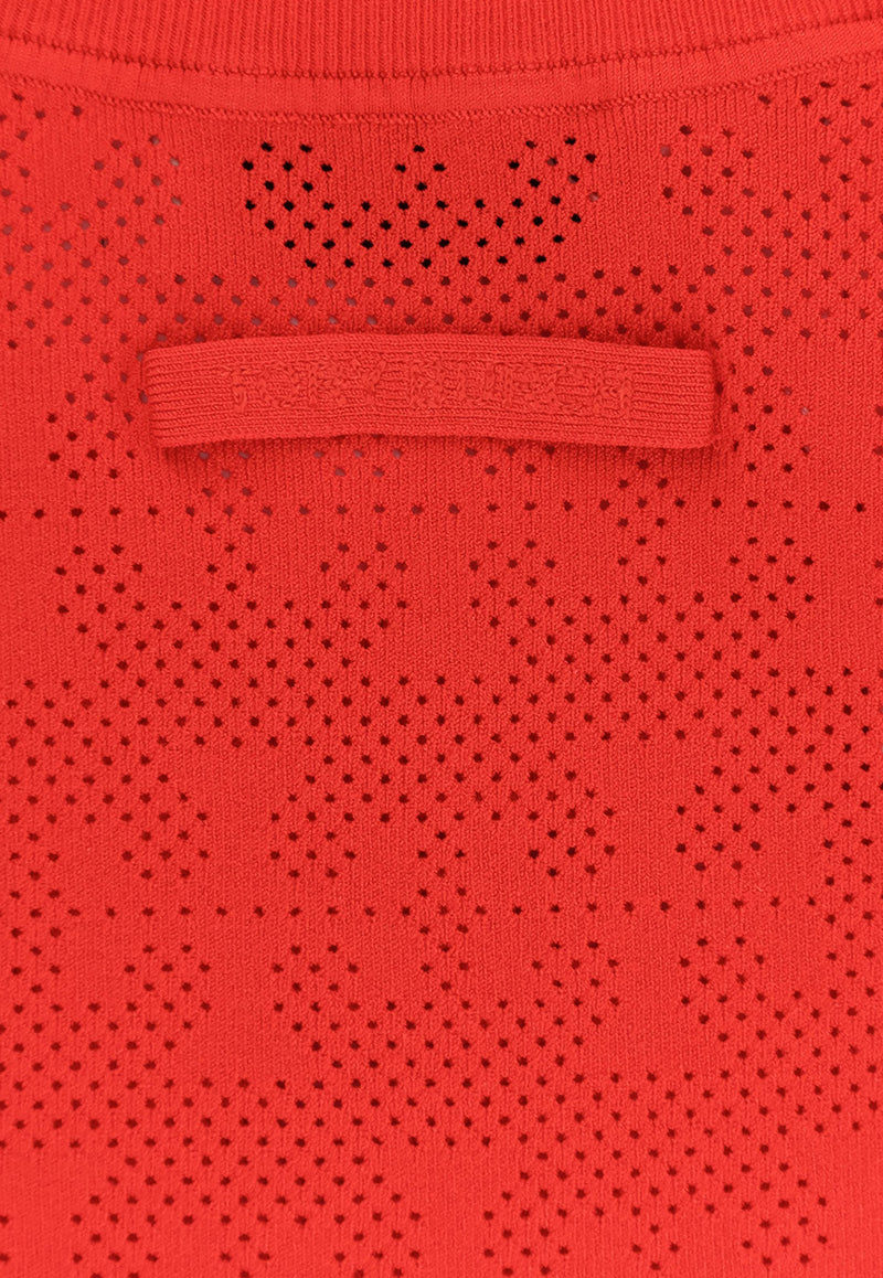 Tory Burch T Monogram Crewneck T-shirt Red 168853603_Blazing red_29839912