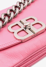 Balenciaga Small BB Soft Shoulder Bag Pink 7485982AAIY_5812_Pink_29839813