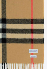 Burberry Giant Check Motif Cashmere Scarf Beige 8076576A7026_Beige_29838597