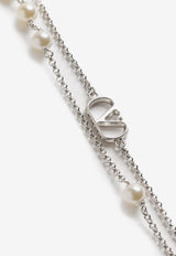 Valentino  VLogo Chain Necklace Silver 6Y2J0S33UXM_6RU_Silver_29847832