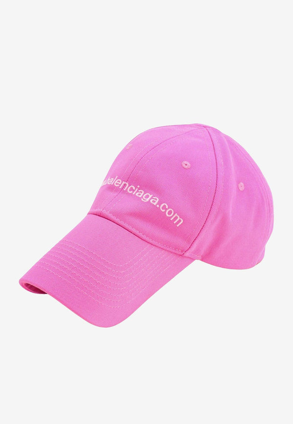 Balenciaga Logo Embroidered Baseball Cap Pink 7507144B5B3_5677_Pink_29842338
